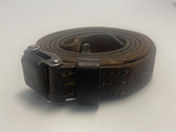 WWII German MP38 / MP40 Leather Sling – Early War Issue, Combat Used