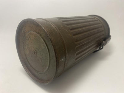 WWII German Gas Mask Canister 1941 – Three-Tone Normandy Camo