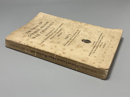 1946 Nuremberg Trials Proceedings, Part 5 – HMSO Official Transcript