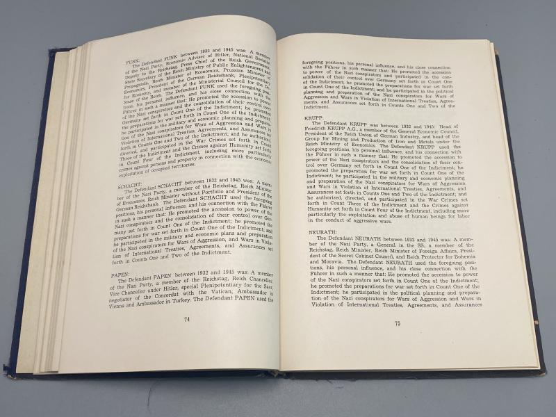 1947 Nuremberg Trials – Major War Criminals