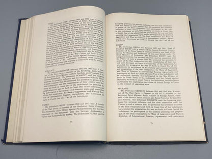 1947 Nuremberg Trials – Major War Criminals