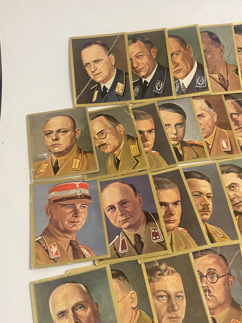 Mid-1930s German NSDAP Leadership Cigarette Card Collection – 115 Original Cards (Third Reich)