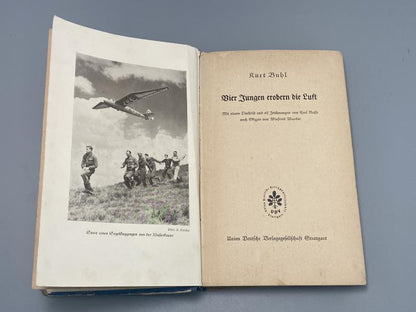 1939 German Aviation Youth Book – Vier Jungen Erobern die Luft (Four Boys Conquer the Sky)