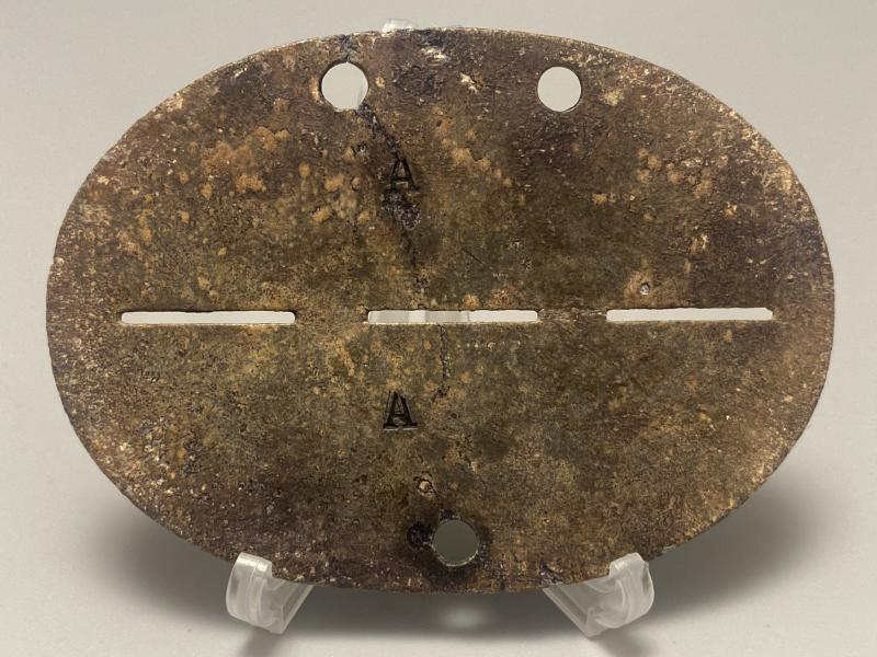 WWII German Wehrmacht ID Disc – Kraftfahr Ersatz Abteilung 27 (Motor Transport Unit)