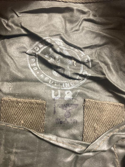 WWII German Army Rubberised Gas Cape Bag – Maker & Waffenamt Marked