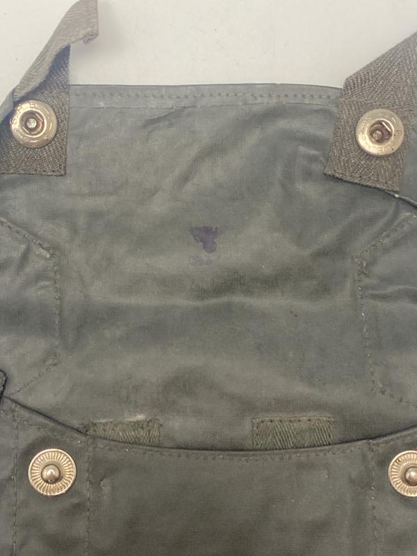 WWII German Army Rubberised Gas Cape Bag – 1940 Dated, Waffenamt Marked (Early War)