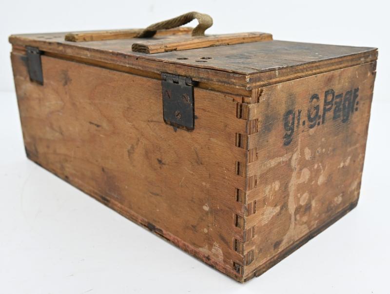 WWII German Army Grosse Gewehr Granate Ammo Box – 1944