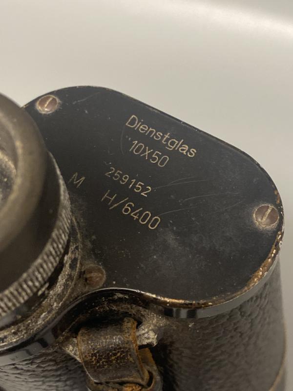 Pre-War German Army 10×50 Dienstglas Binoculars – E. Leitz Wetzlar (1939)