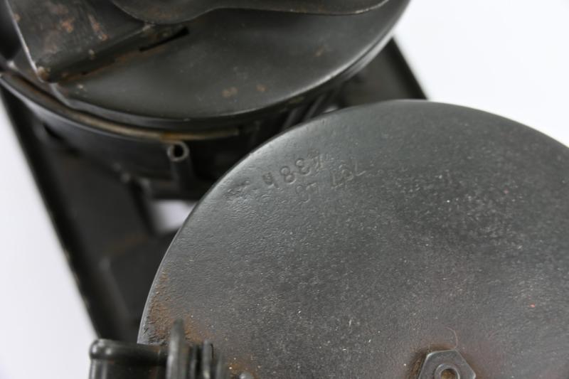 WWII German Army MG34 Ammo Drum Set with Carrying Frame