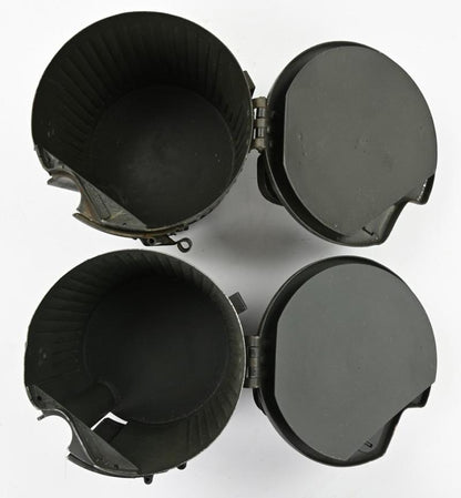 WWII German Army MG34 Ammo Drum Set with Carrying Frame