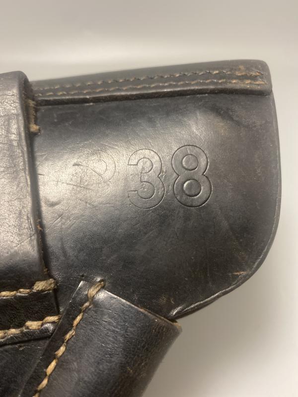 WWII German Walther P38 Soft Shell Holster – DLU 43 WaA