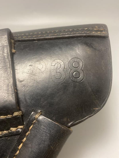WWII German Walther P38 Soft Shell Holster – DLU 43 WaA