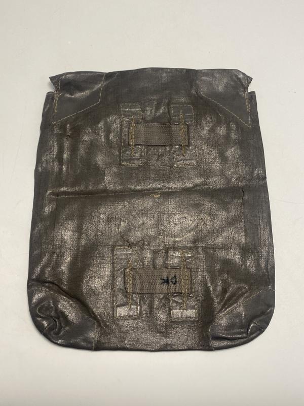 WWII German Army Rubberised Gas Cape Pouch – 1941 Dated, Field-Repaired