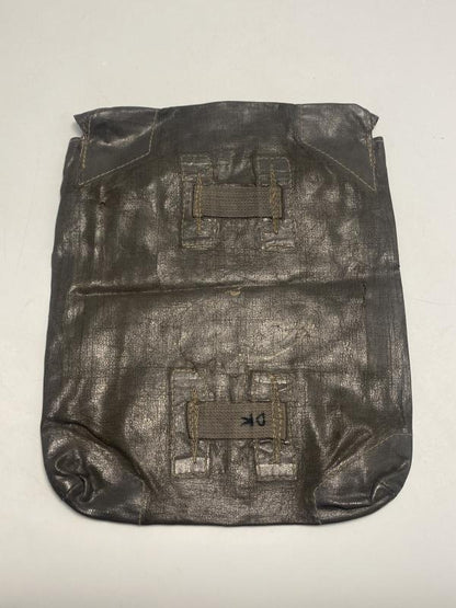 WWII German Army Rubberised Gas Cape Pouch – 1941 Dated, Field-Repaired