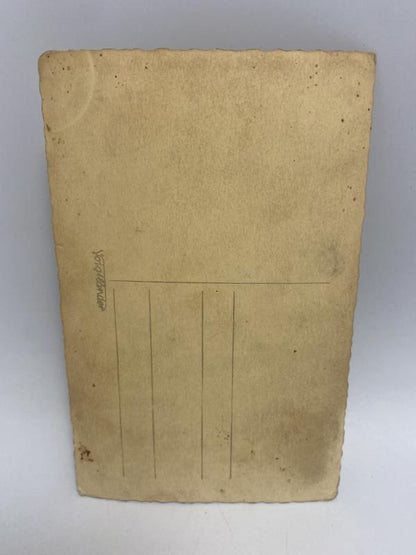 German Army Soldier with DRA Bronze Sports Badge – Postcard-Size Studio Portrait