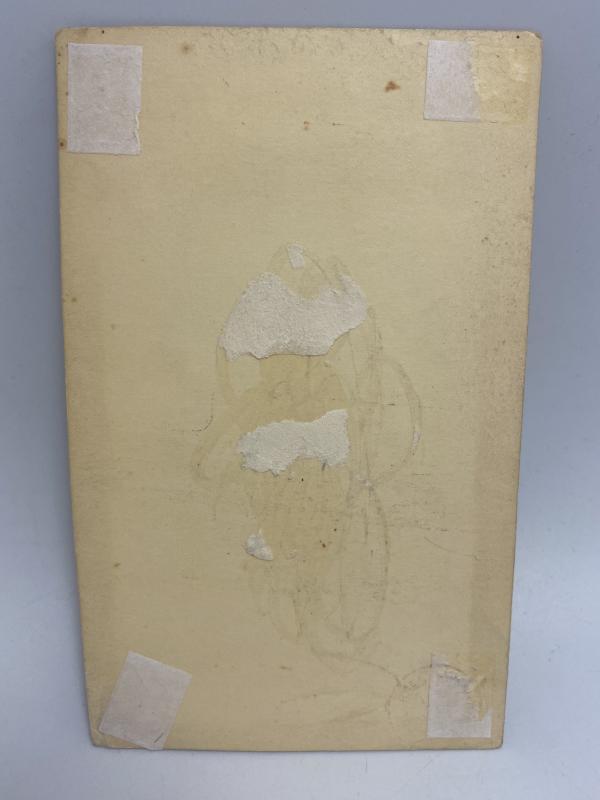 WWII German Army Soldier Studio Portrait – M36 Uniform & M35 Helmet, Early-War Heer Photograph