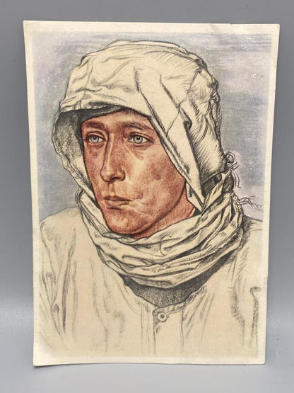 WWII German VDA Illustrated Postcard by Wolfgang Willrich – Reconnaissance Troop, Westwall (1940)