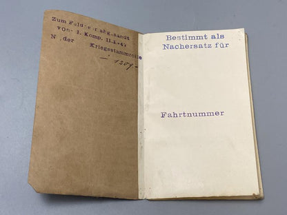 WWI German Soldbuch – Infanterie-Regiment Nr. 47, 1915 (Karl Menzel)