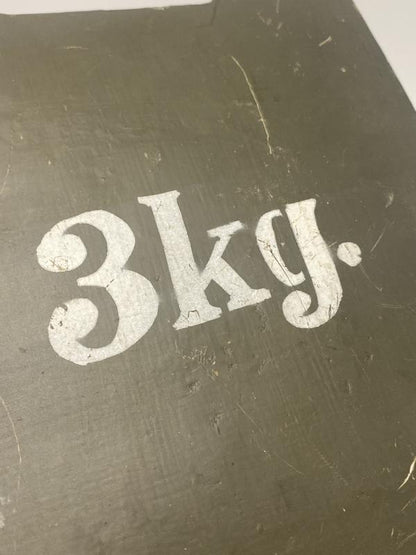 WWII German Army Pionier 3kg Demolition Charge Case – Restored Inert Original Engineer Equipment