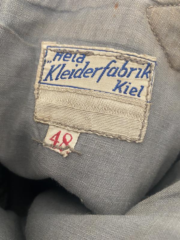 WWII German Leather Trousers (Hosen) – Panzer / Kriegsmarine Issue, Tailor-Labeled