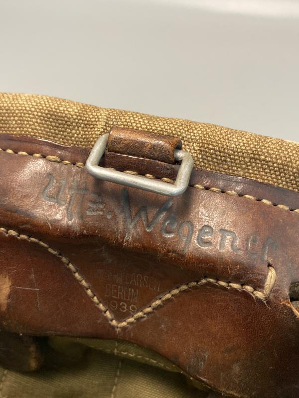 WWII German M34 Tornister – Named to Pioneer Btl. 562, 1939 (Wegener)