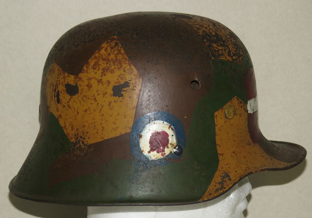 Austrian M1916 Re-Issue Helmet – Camo, Danish Resistance