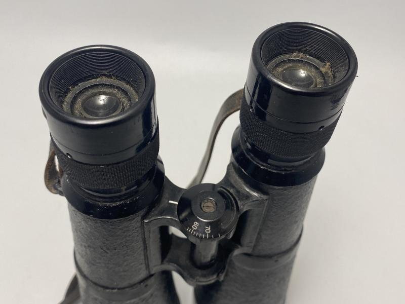 WWII German 7×50 Panzer Dienstglas Binoculars – Hensoldt “Ice-Cream Cone” (bmj)