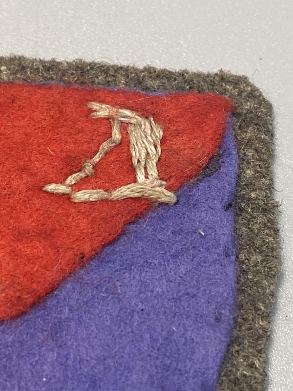 WWII Don Cossack Volunteer Sleeve Shield (Field-Made)