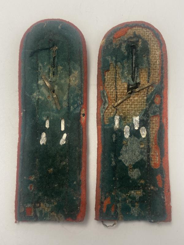 WWII German Army M36 NCO Shoulder Boards – Artillery Regiment 22