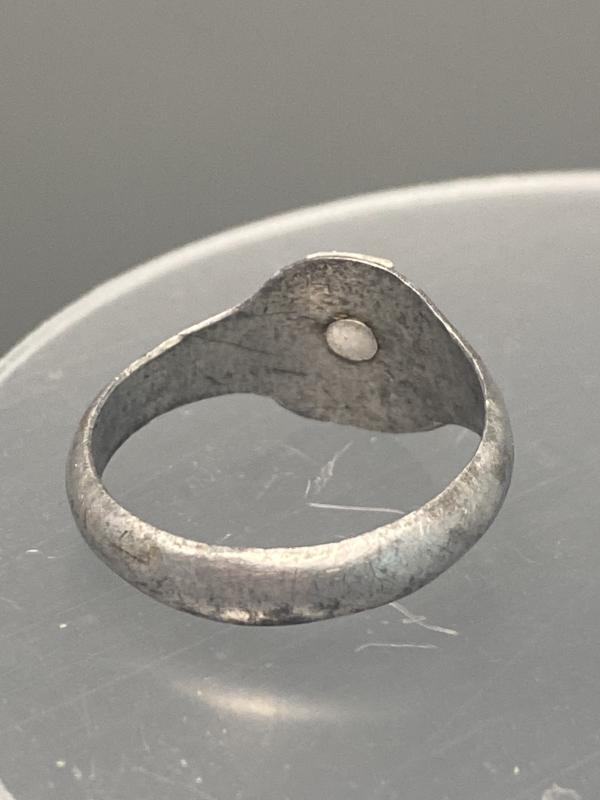 WWI German Iron Cross Veterans Ring, 1914 Pattern – Aluminium Trench Art