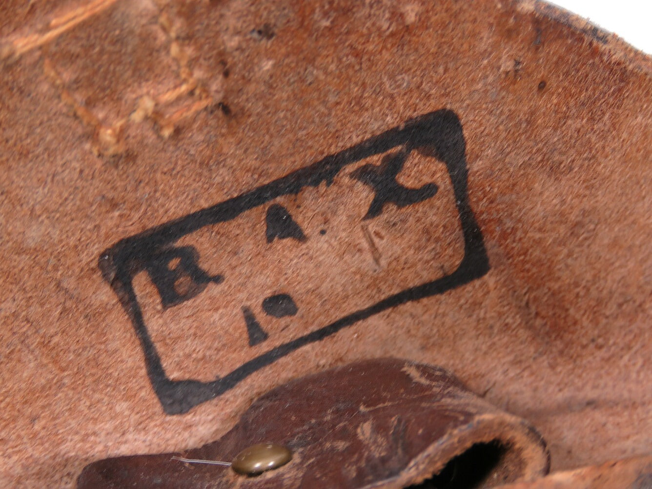 WWI Imperial German P08 Luger Holster (c.1919) – B.A.X Bekleidungsamt X Corps Marked, With Original Tool