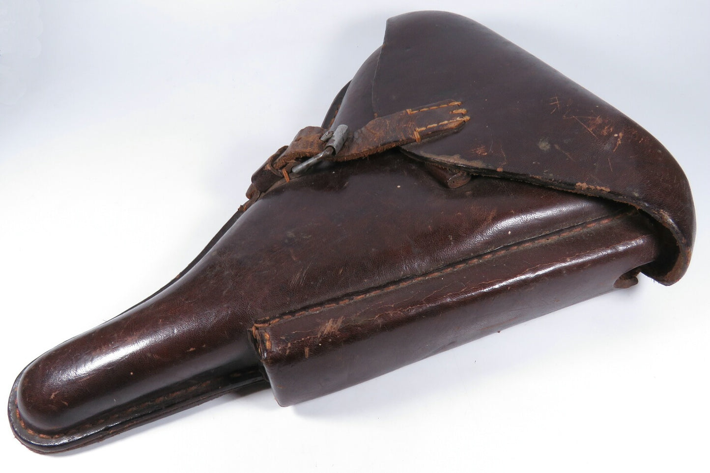 WWI Imperial German P08 Luger Holster (c.1919) – B.A.X Bekleidungsamt X Corps Marked, With Original Tool