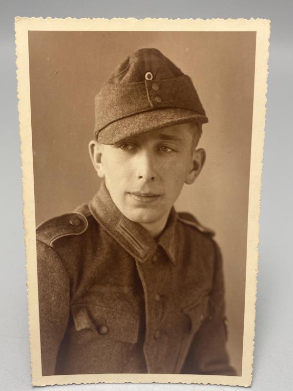WWII German Army (Heer) Soldier Studio Portrait