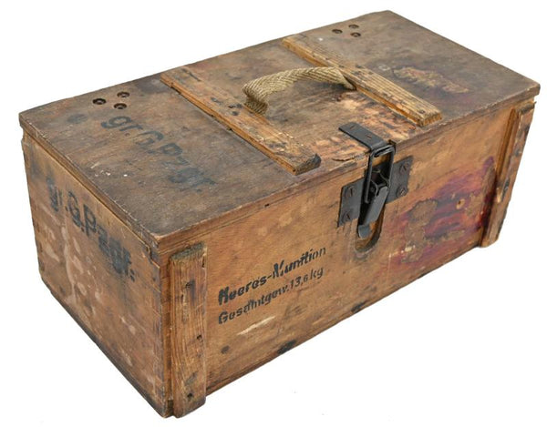 WWII German Army Grosse Gewehr Granate Ammo Box – 1944