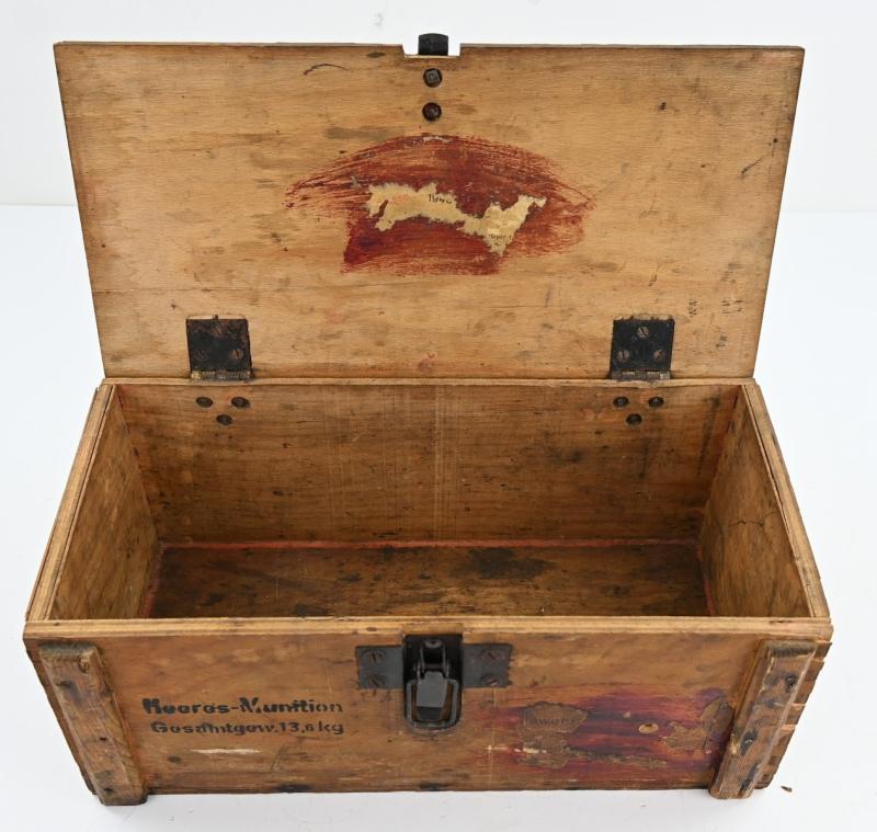 WWII German Army Grosse Gewehr Granate Ammo Box – 1944