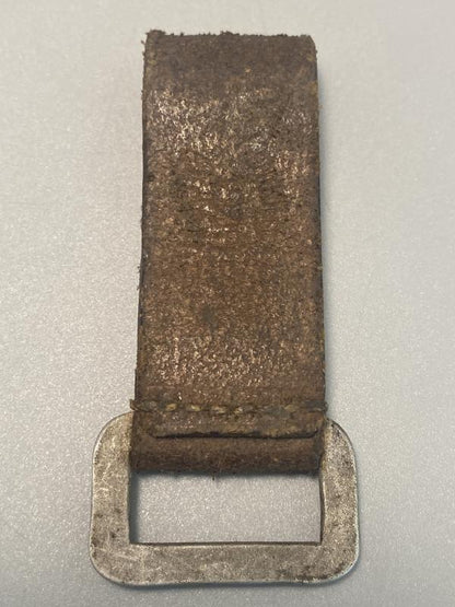 WWII German Kriegsmarine Leather D-Ring Strap, Dated 1939 – Early War Naval Issue