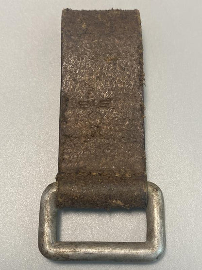 WWII German Kriegsmarine Leather D-Ring Strap, Dated 1939 – Early War Naval Issue