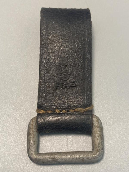 WWII German Kriegsmarine Leather D-Ring Strap, Dated 1940 – Original Naval Equipment